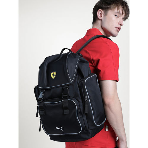 Puma Unisex Scuderia Ferrari Race Lifestyle Motorsport Backpack Black