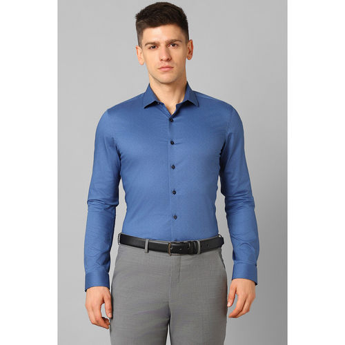 LOUIS PHILIPPE Men Printed Formal Blue Shirt - Buy LOUIS PHILIPPE Men  Printed Formal Blue Shirt Online at Best Prices in India