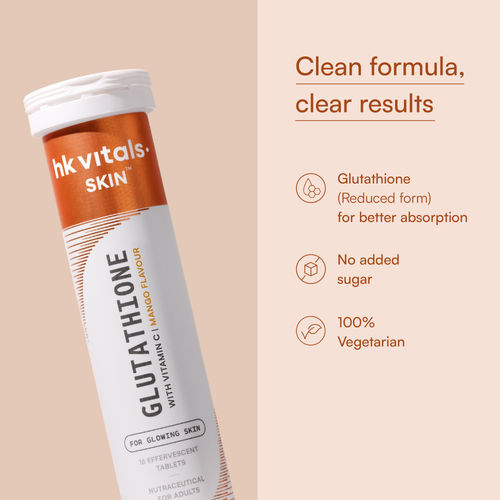 Buy HealthKart HK Vitals Glutathione With Vitamin C Effervescent Tablets