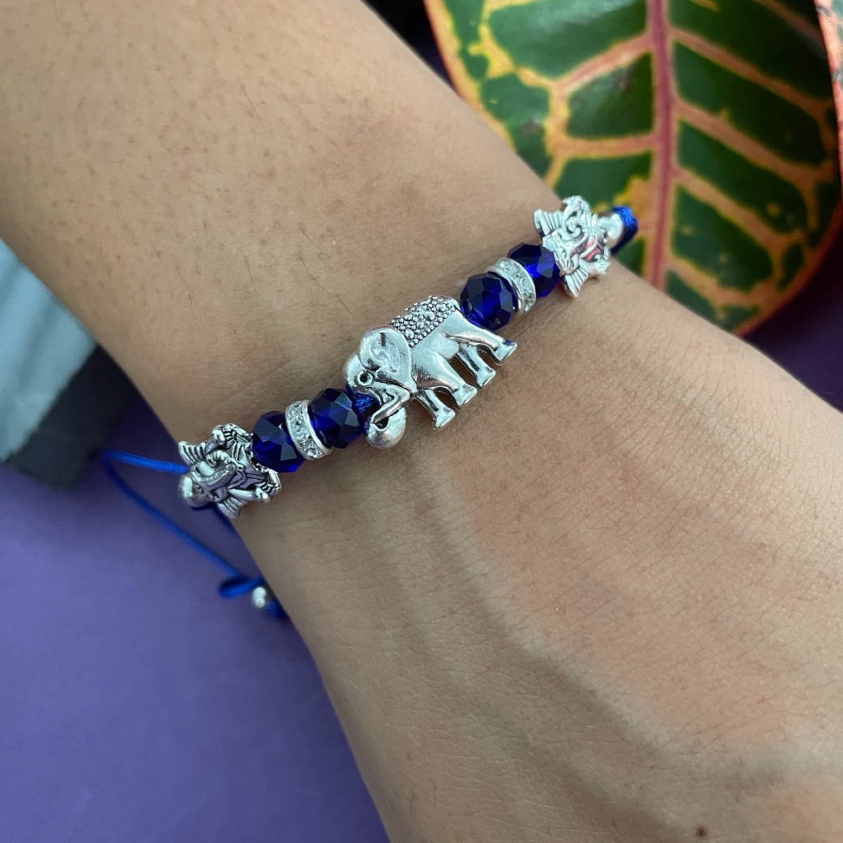 Digital Dress Room Hathi/Ganesha Dark Blue Rakhi