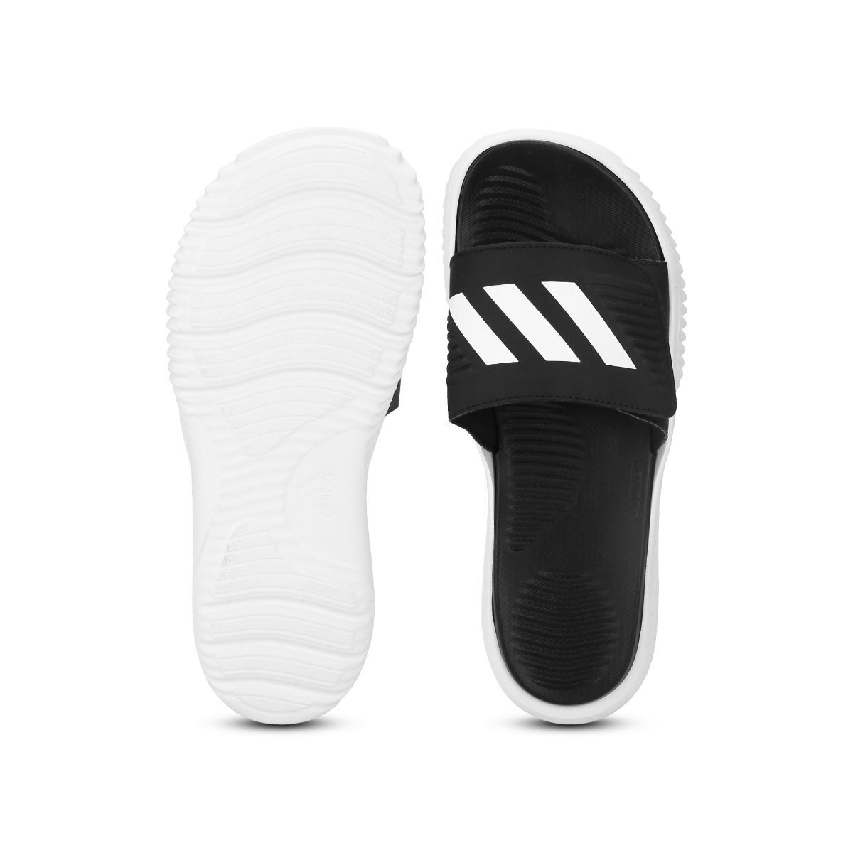 adidas ALPHABOUNCE Slides Black Swimming Slides UK 13