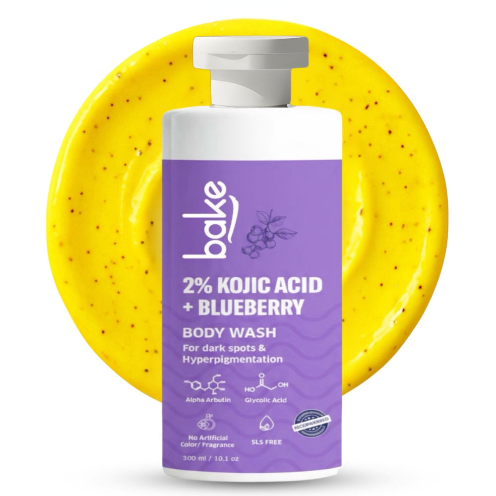 BAKE 2% Kojic Acid Body Wash With Glycolic Acid For Dark Spots, Pigmentation & Tan Removal