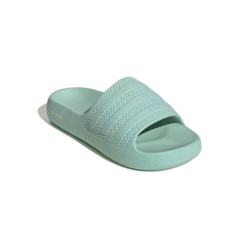 adidas Originals Adilette Ayoon Women Green Originals Sliders (UK 3)