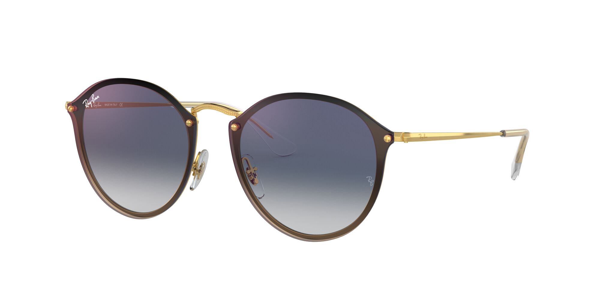 【bannai】 Buy Ray-Ban 0RB3574N Blue Gradient Blaze Round Sunglasses (59 mm