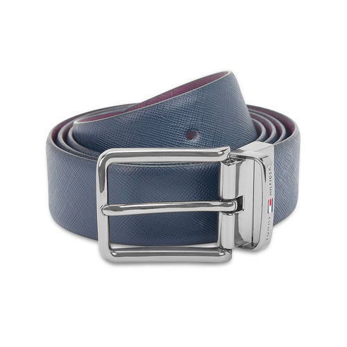 Tommy Hilfiger Leather Reversible Belt in Blue for Men