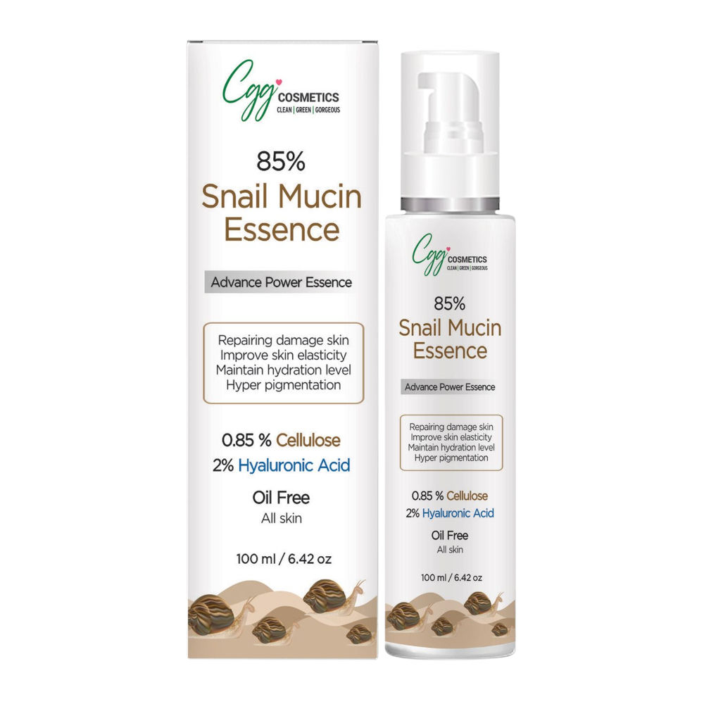 CGG Cosmetics slay with 85% Snail Mucin Essence, Snail Cellulose, Oil Free