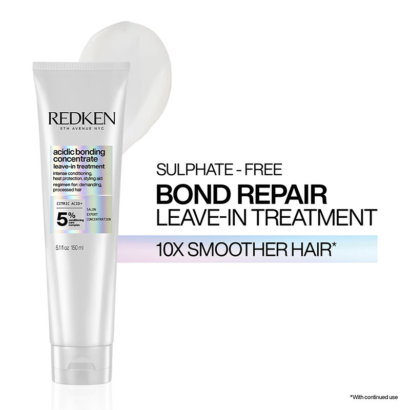 Redken Acidic Bonding Concentrate Leave-In Treatment - Bond Repair For Damaged Hair