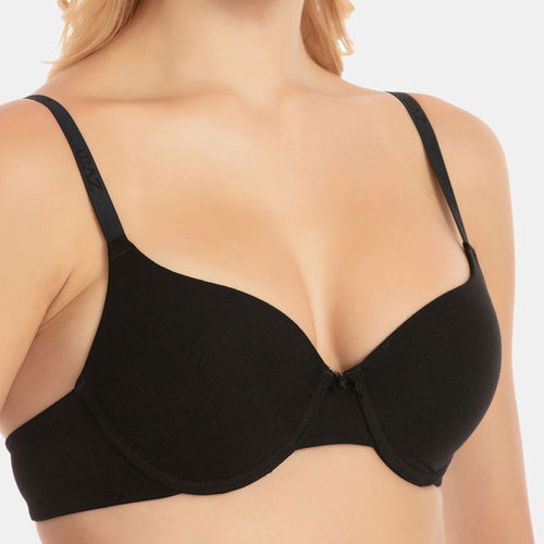 Buy Penny By Zivame Padded Wired Push Up Bra - Black Online