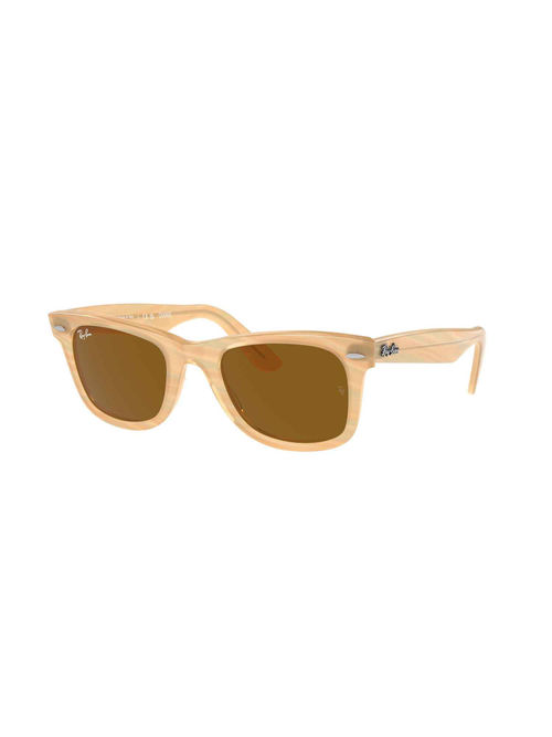 RAY-BAN Unisex UV Protected Brown Lens Square Sunglasses 0RB214014083350  50 mm 22 mm 150 mm