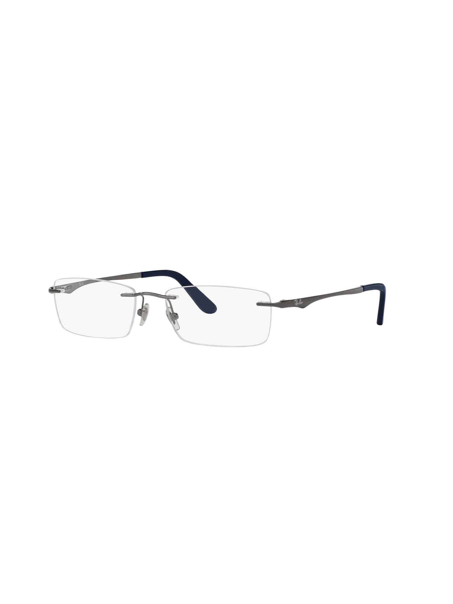 RAY-BAN Men Rectangle Gunmetal Frames - 0RX6303I250253 ( 53 mm | 17 mm | 140 mm )