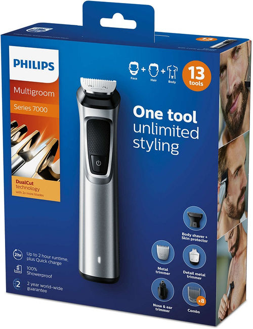 Philips 13-in-1 Multigroom Kit for Face, Hair and Body (MG7715/15): Buy  Philips 13-in-1 Multigroom Kit for Face, Hair and Body (MG7715/15) Online  at Best Price in India | Nykaa