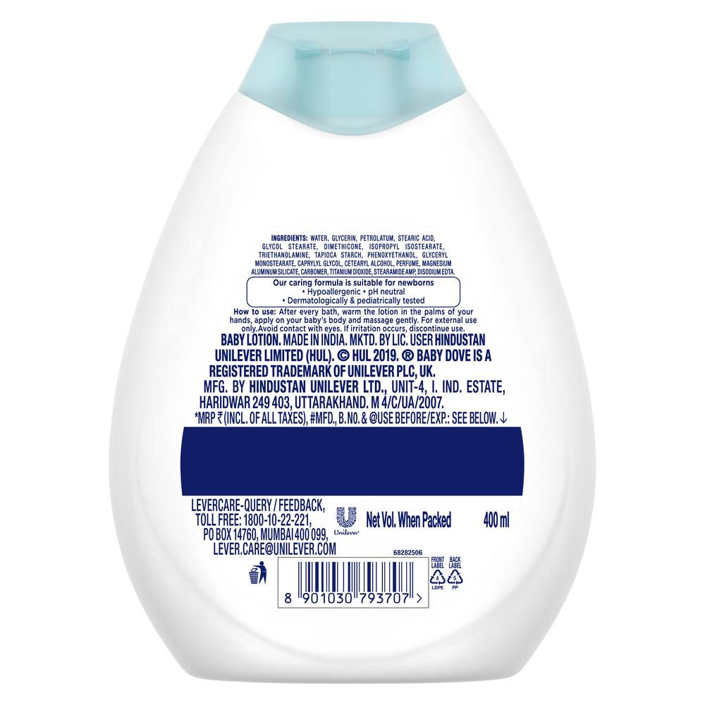 baby dove nourishing baby lotion