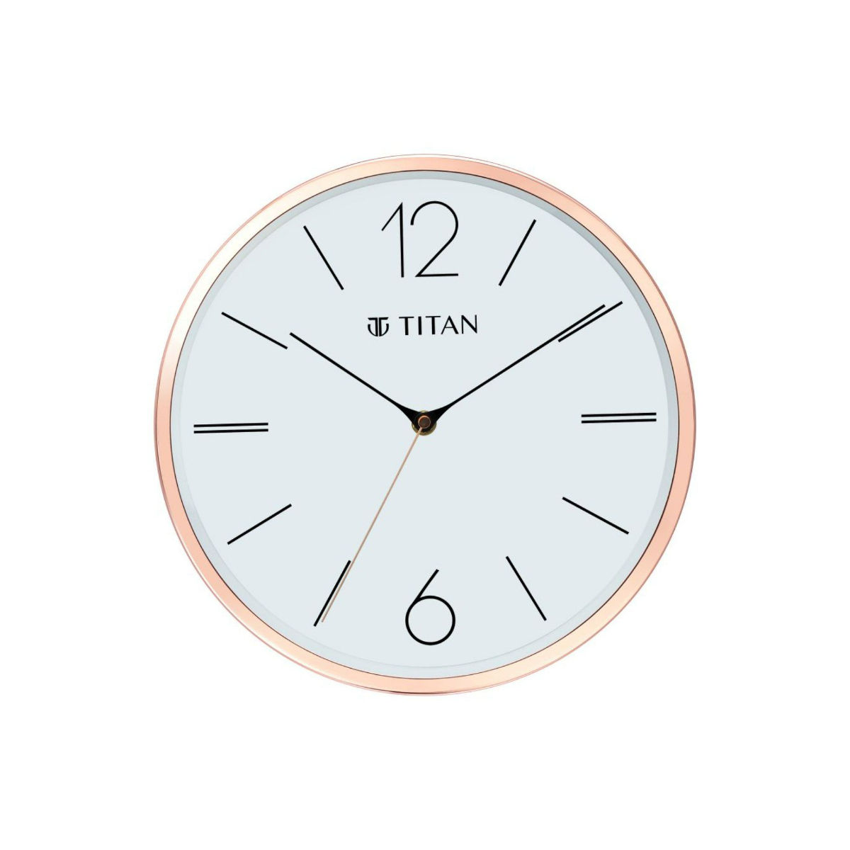 Titan Contemporary White Dial Color Silent Sweep Technology