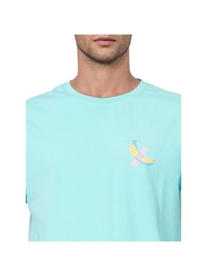 Jack & Jones Blue T-shirt &amp; Printed Shorts Set