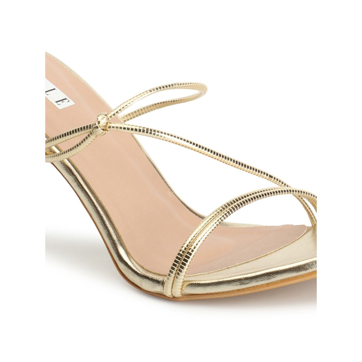 Gold Gold Smock Espadrille Wedge Sandals | GANNI US