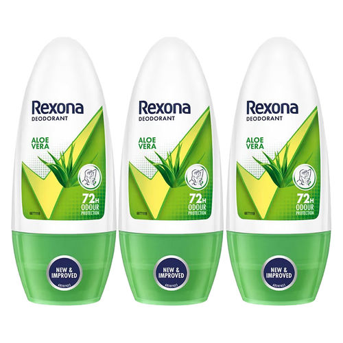 Rexona Aloe Vera Underarm Roll On Deodorant For Women (Pack of 3) Reviews  Online | Nykaa