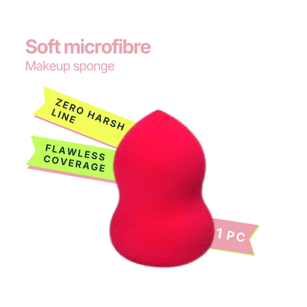 MAKEUP BY SITI Beauty Blender New Age Makeup Sponge Curved - Red