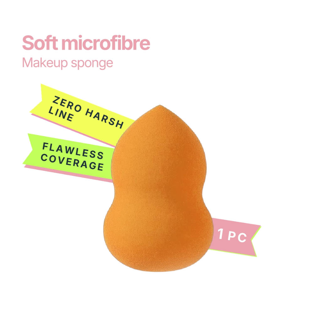 MAKEUP BY SITI Beauty Blender New Age Makeup Sponge Curved - Orange