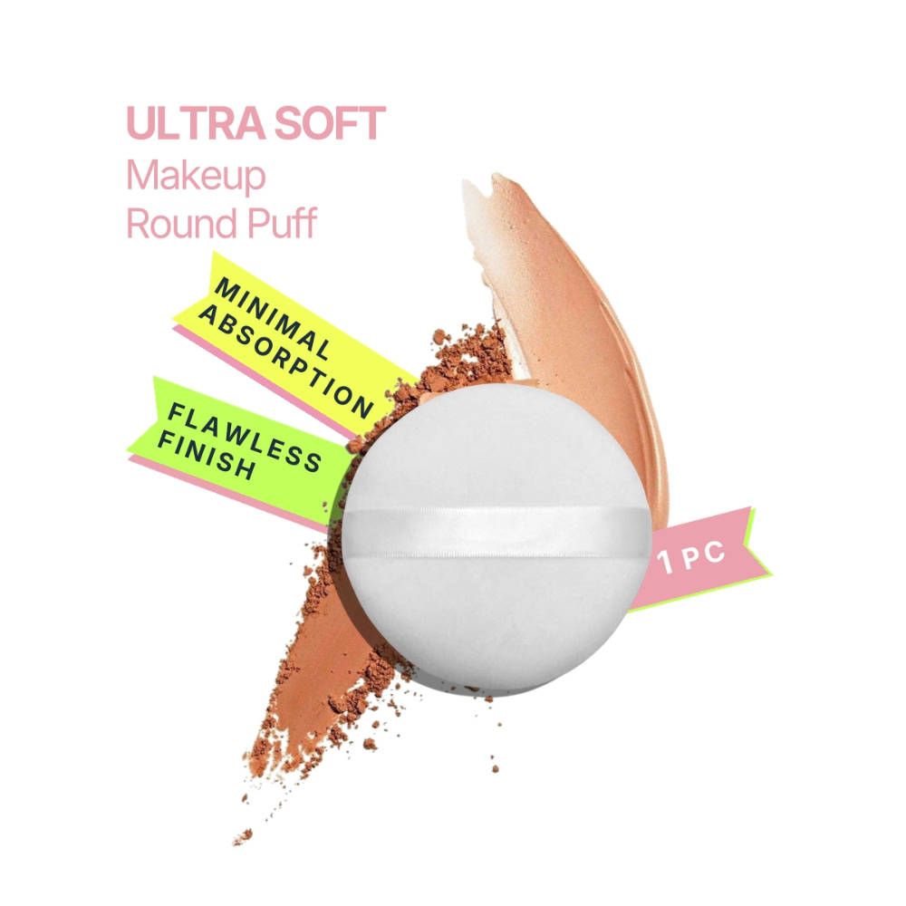 MAKEUP BY SITI Medium Cotton Soft Puff - White(Round)