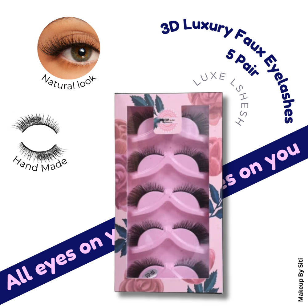 MAKEUP BY SITI LuxeLshesh 3D Natural Look and False Eyelash
