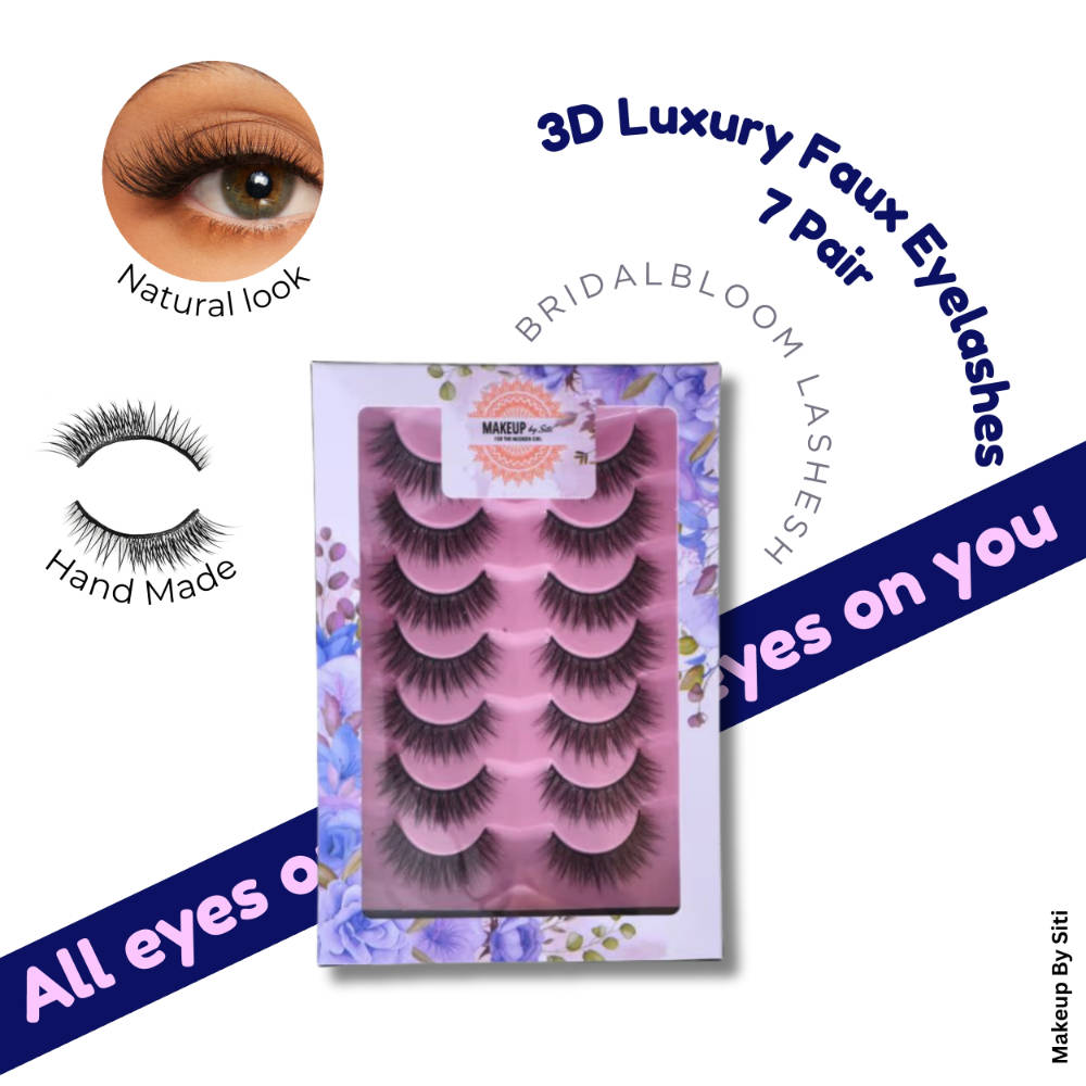 MAKEUP BY SITI BridalBloomLashesh 3D Natural and False Eyelash