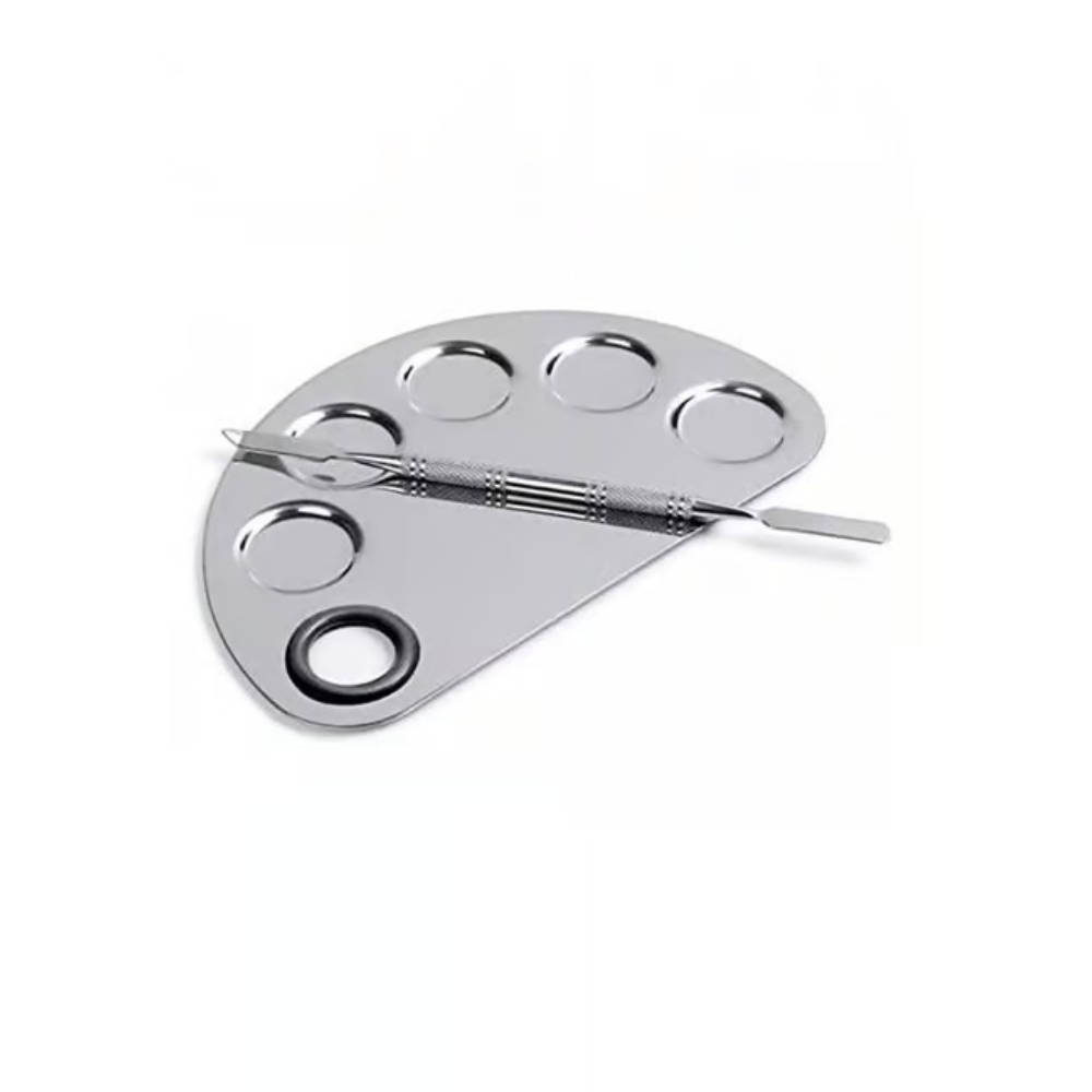 MAKEUP BY SITI Blendmaster Stainless Steel Makeup Mixing Blending Palette and Spatula