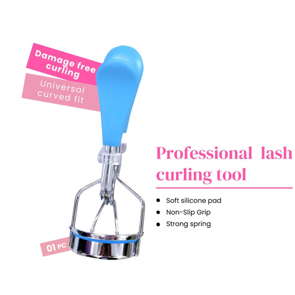Rhe Cosmetics Professional Eyelash Curler For Turning Headup Girl - Blue
