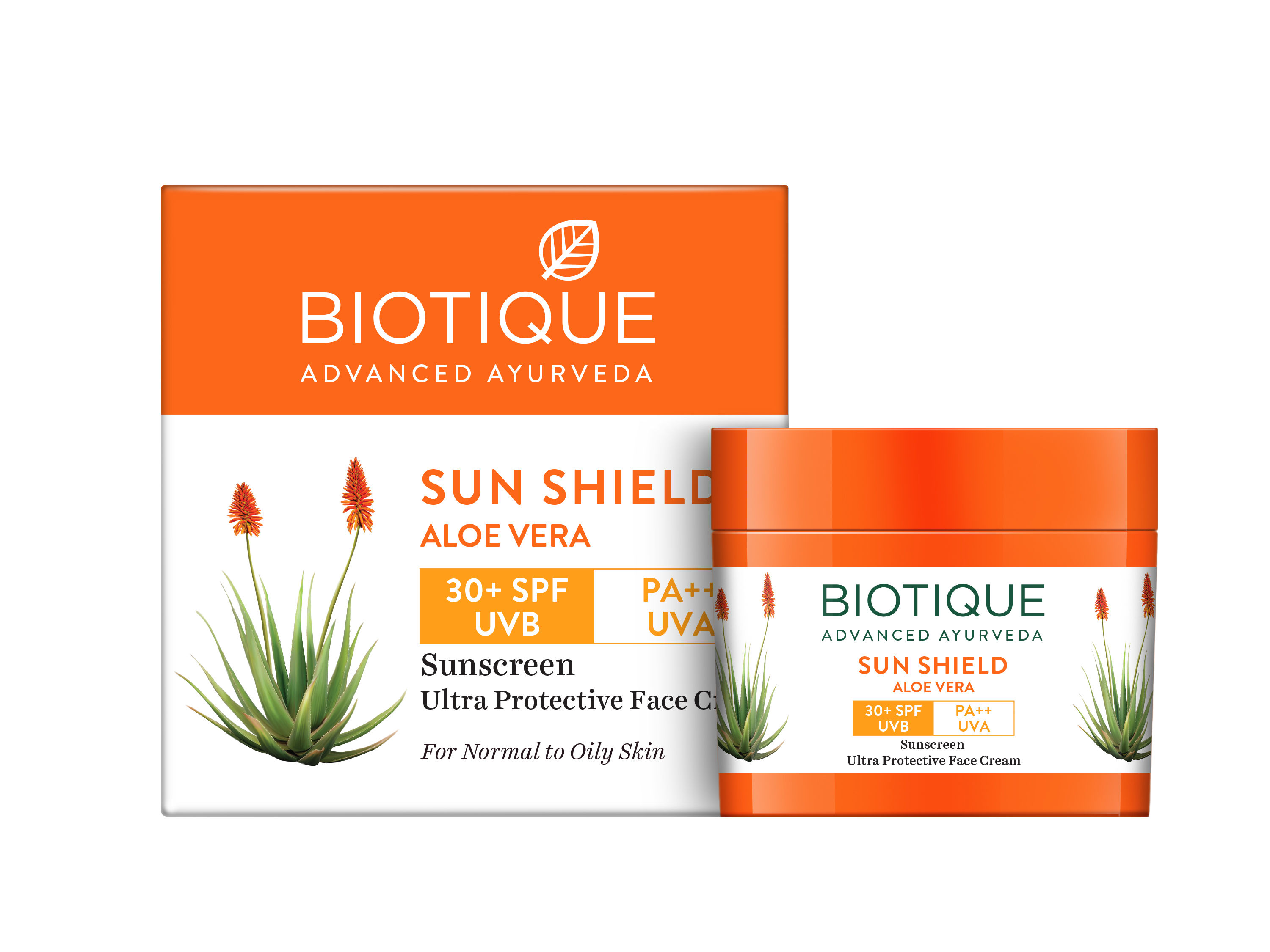 Biotique Bio Aloe Vera SPF 30+ UVA/UVB Sunscreen Ultra Protective Face Cream