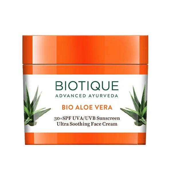 biotique bio aloe vera 30 spf sunscreen