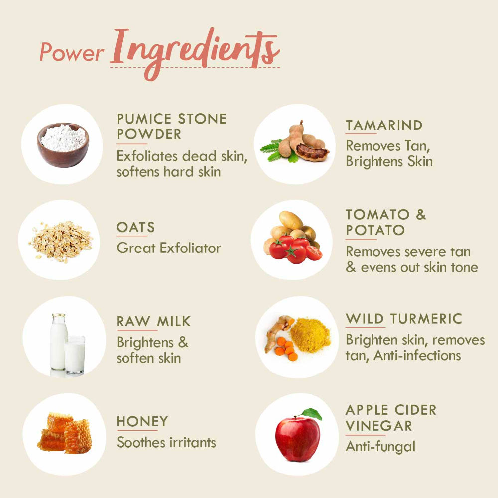 Nat Habit Crushed Pumice Foot Ubtan & Foot Scrub Tamarind Oats Buy