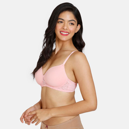 Buy Zivame Beautiful Basics Padded Non-Wired 3-4Th Coverage
