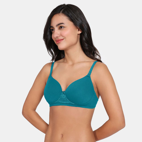 Buy Zivame Beautiful Basics Padded Non Wired 3/4th Coverage Backless Bra -  Exotic Plume at Rs.498 online