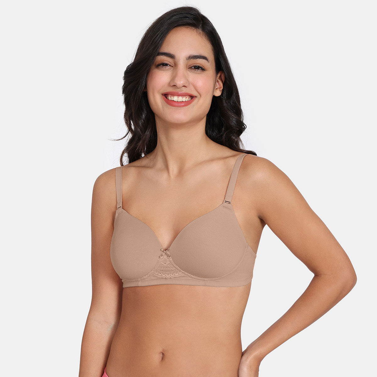 Buy Zivame Padded Non Wired 3-4th Coverage Backless Bra - Roebuck Online