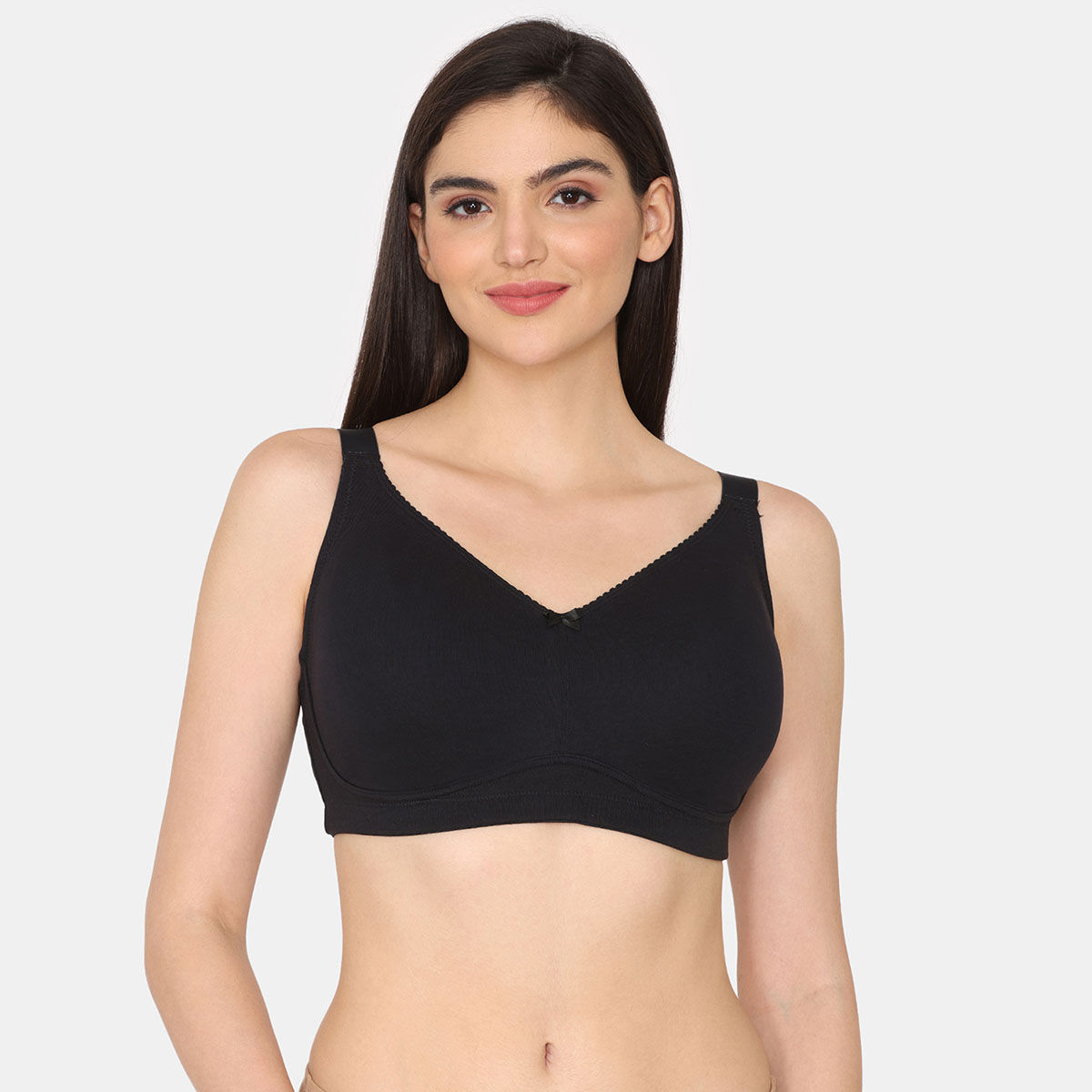 Buy Zivame True Curv Double Layered Non Wired Full Coverage Minimiser  Bra-Anthracite Online