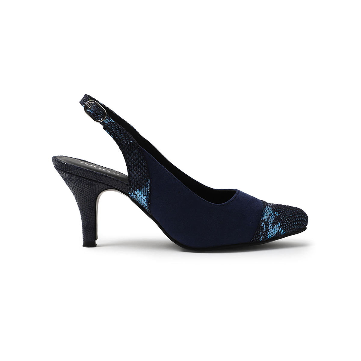 Forever 21 Solid Blue Solid Stiletto Heels Buy Forever 21 Solid Blue