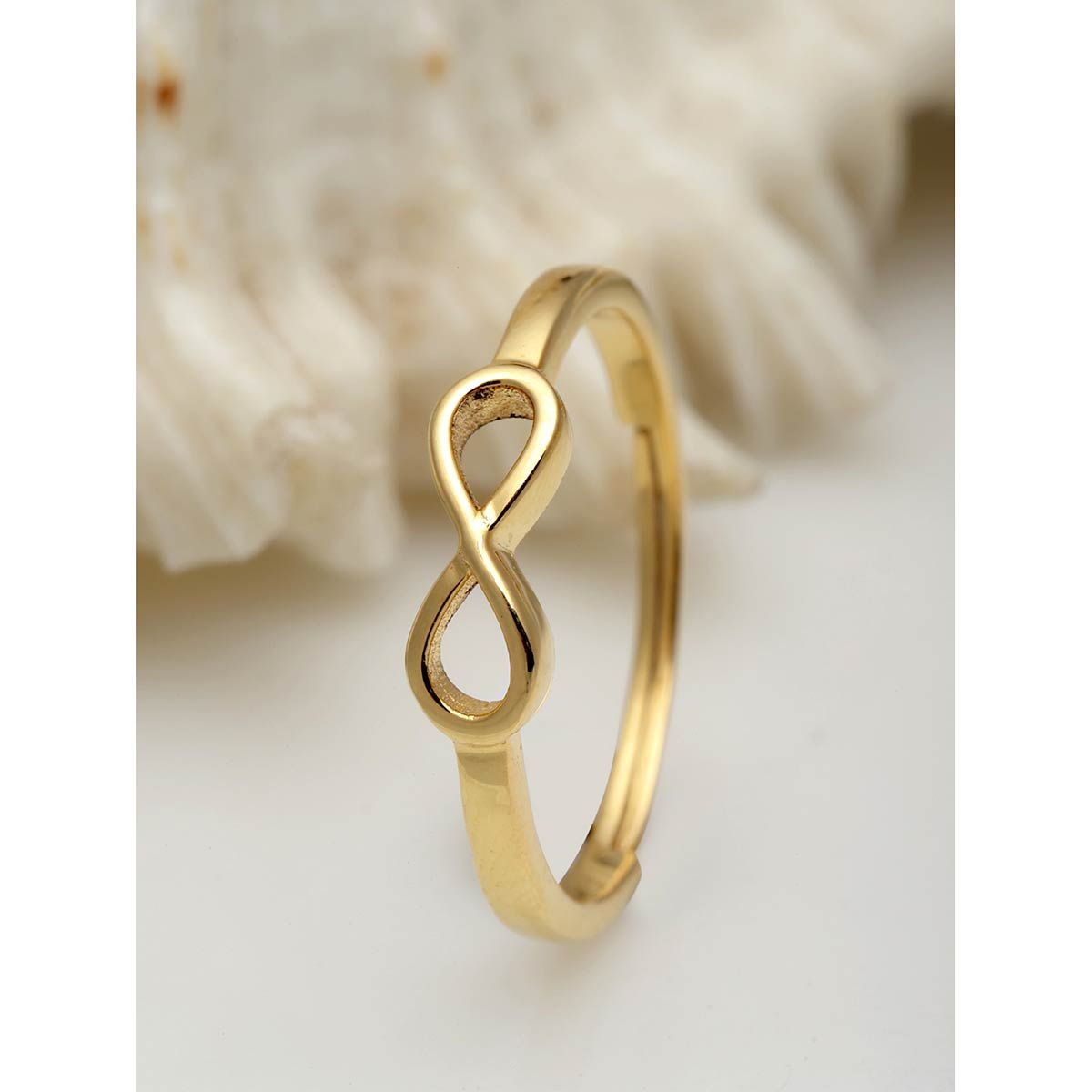 Yellow Gold Infinity Ring — Nulton Jewelers