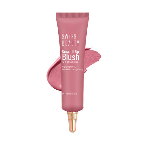 Swiss Beauty Cream It Up Blusher With Shea Butter , Multi-Functional , Matte Finish