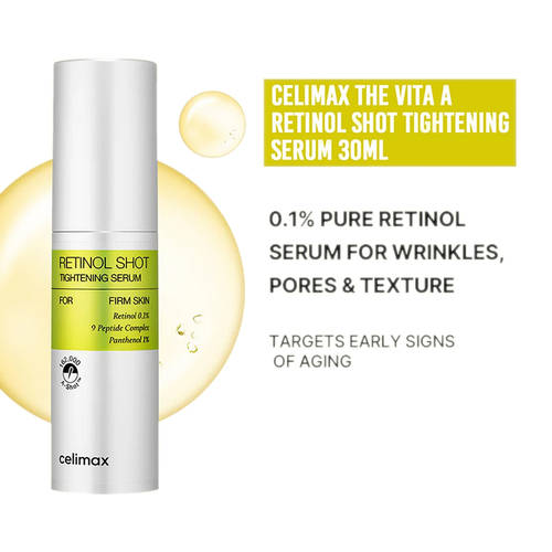 Sérum retinol] celimax The Vita-A Retinol Shot Tightening Serum 30ml – Hola StyleKorean