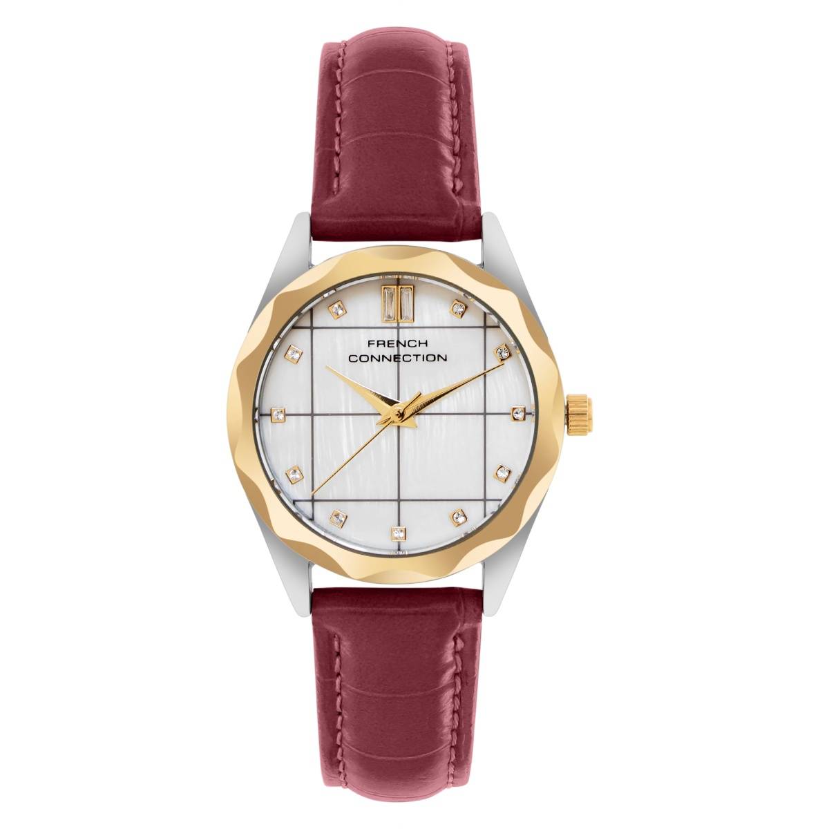 French Connection Women White Dial Analog Watch - FCB11RL (M)