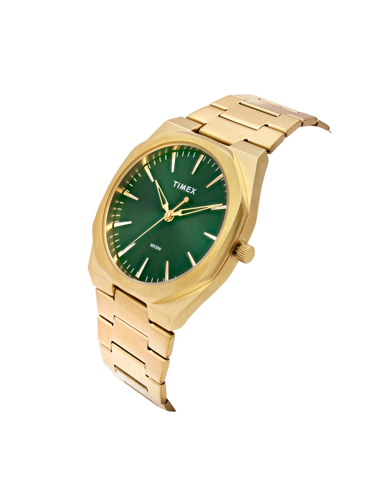Green Face Nixon Sentry Gold Green Gold Green Orologio Nixon
