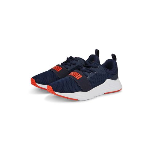 Puma Wired Run Kids Blue Casual Shoes (UK 5)