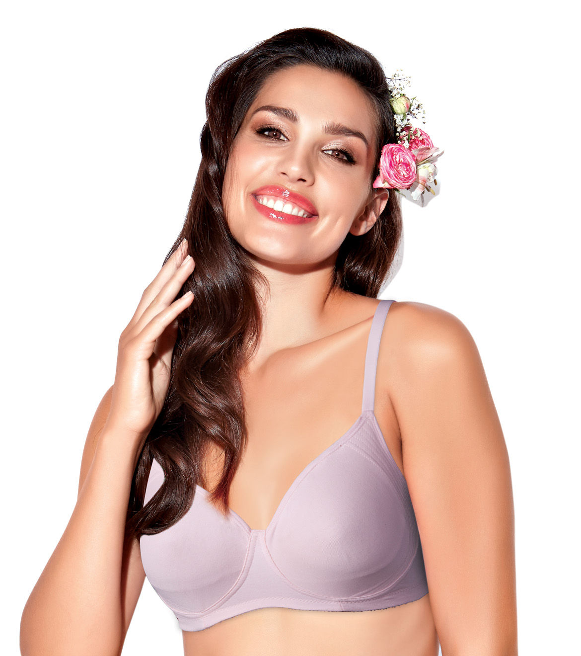 Enamor-A042 Side Support Shaper Classic Bra - Supima Cotton Non-Padded  Wirefree