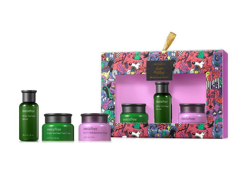 innisfree winter glow skin set