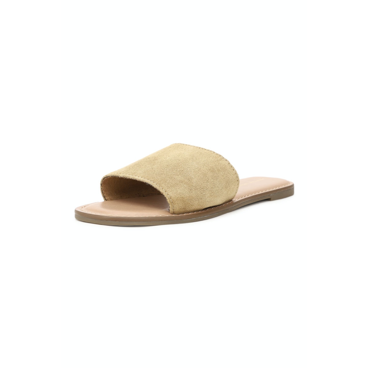 American Eagle Women Beige Suede Slide Sandal Buy American Eagle