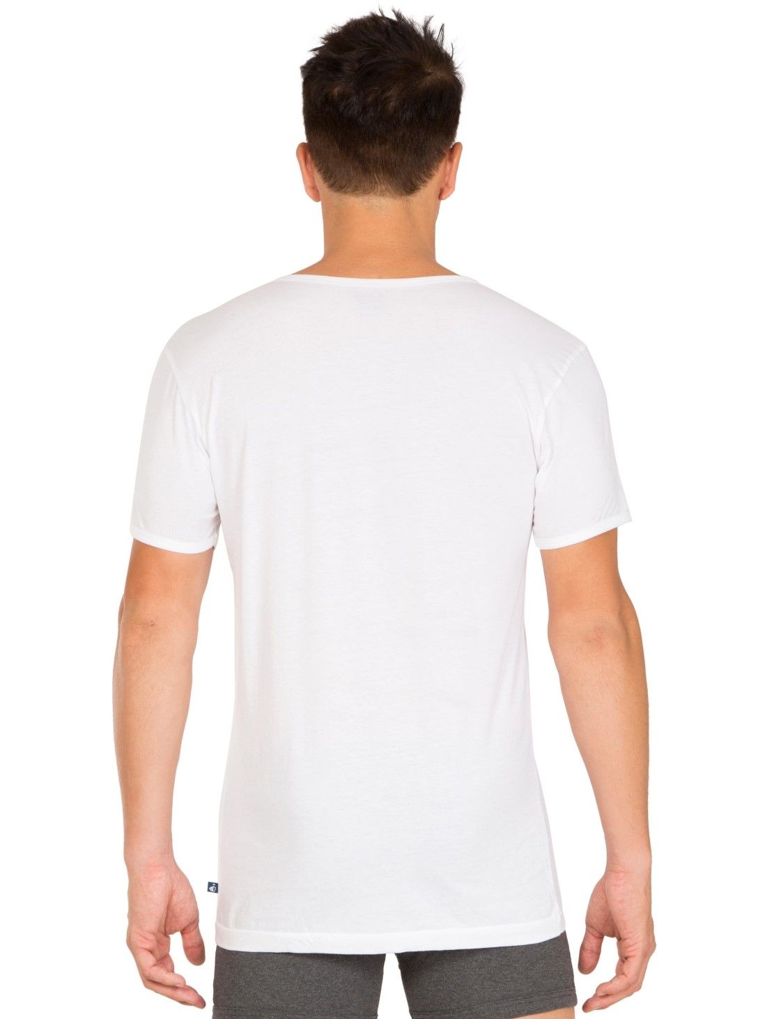 Buy Jockey White Half Sleeve Round Neck Vest Pack of 2 Online