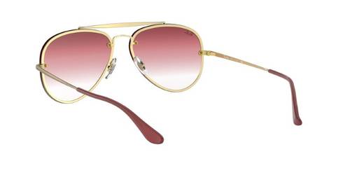 Buy Ray-Ban 0RB3584N Red Mirrored Blaze Aviator (58 mm) Online display picture 3