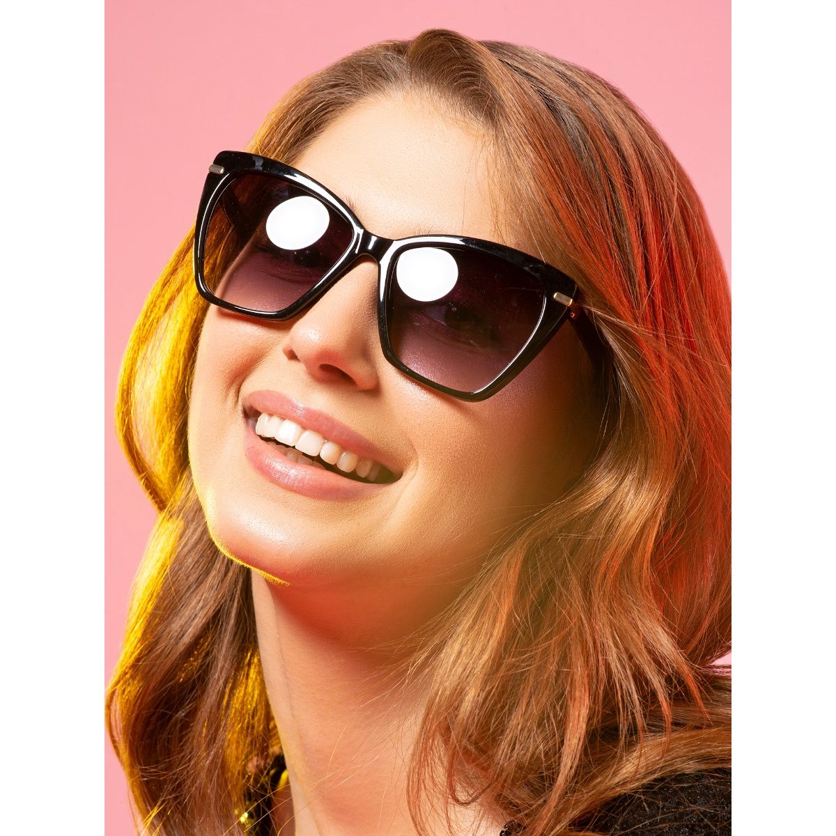 Buy Accessorize London Womens Straight Arm Cateye Sunglasses Online