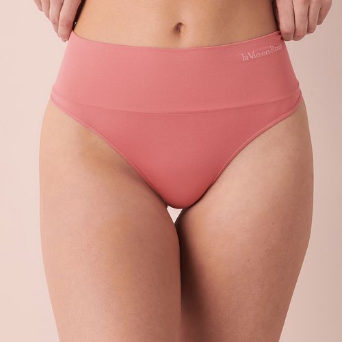 Buy La Vie En Rose Seamless High Waist Thong Panty Online