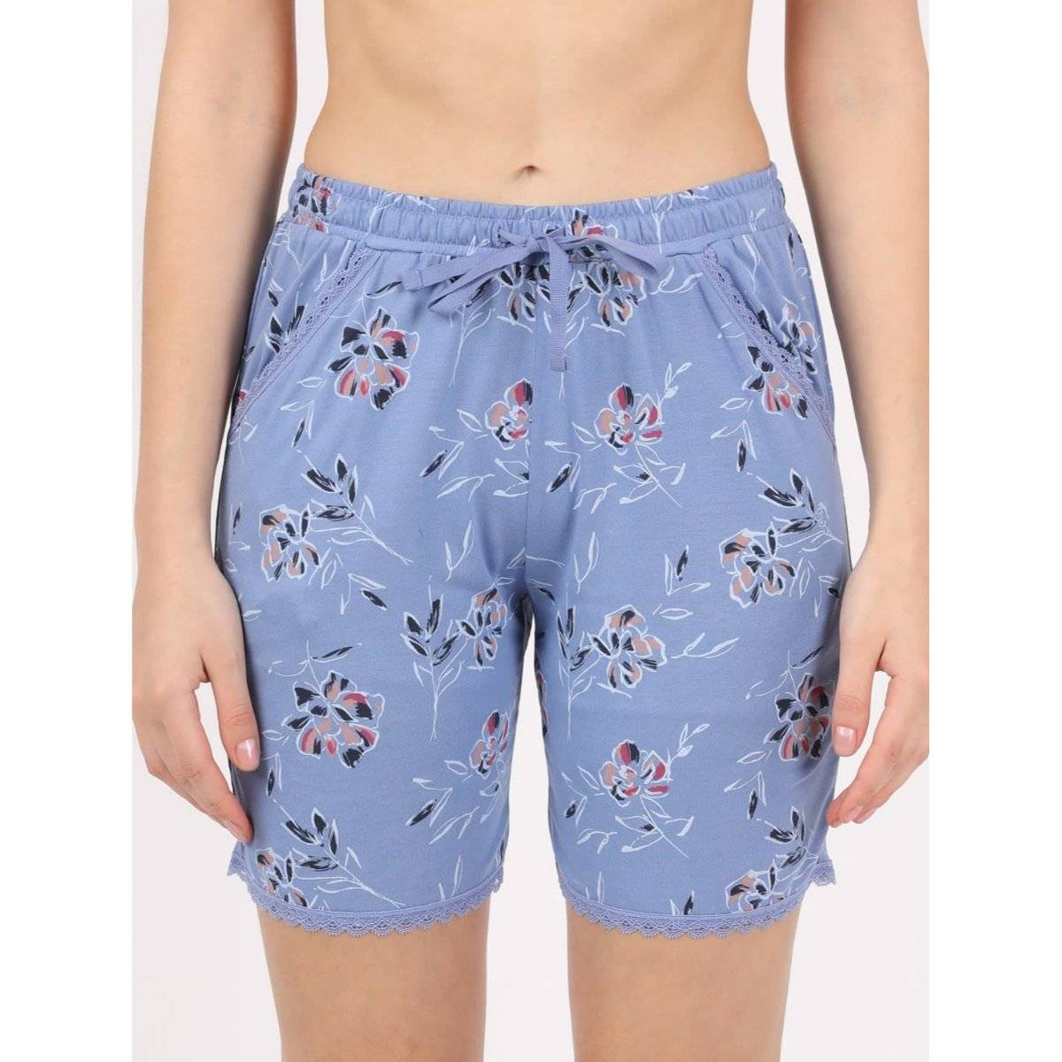 Jockey Rx10 Women's Micro Modal Cotton Printed Sleep Shorts With Side  Pockets Blue: Buy Jockey Rx10 Women's Micro Modal Cotton Printed Sleep  Shorts With Side Pockets Blue Online at Best Price in