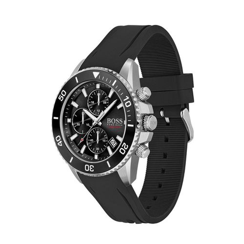 Buy Boss Admiral Chronograph Black Round Dial Mens Watch - 1513912(One  Size) Online